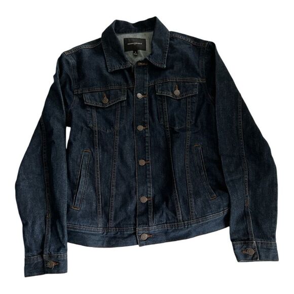 Banana Republic Men’s Trucker Jean Jacket size M - Picture 2 of 6